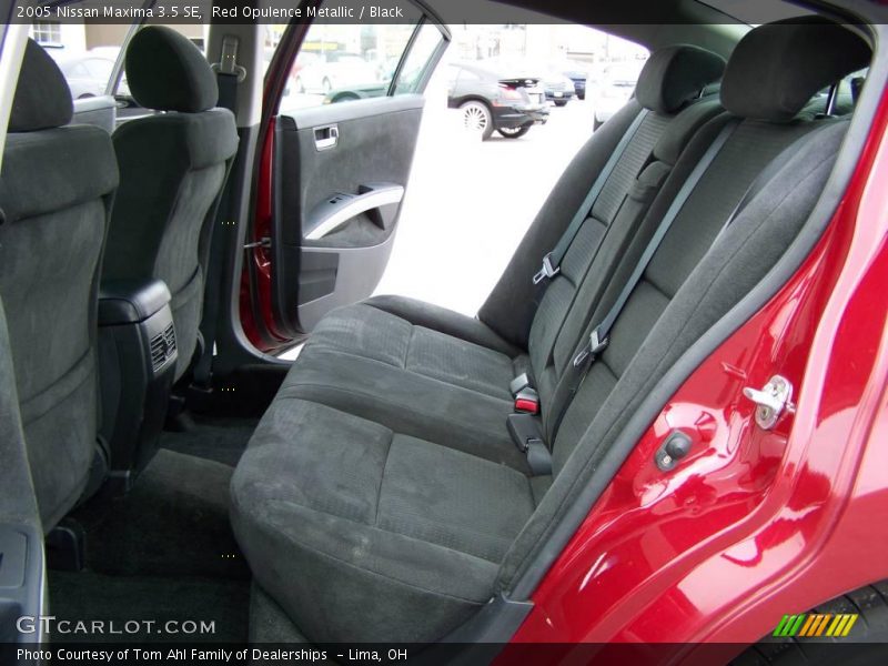 Red Opulence Metallic / Black 2005 Nissan Maxima 3.5 SE