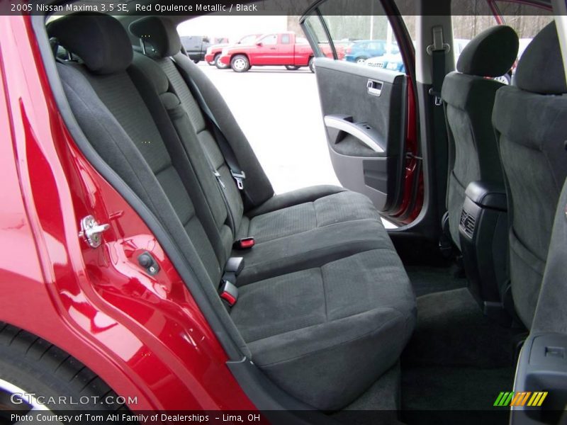 Red Opulence Metallic / Black 2005 Nissan Maxima 3.5 SE