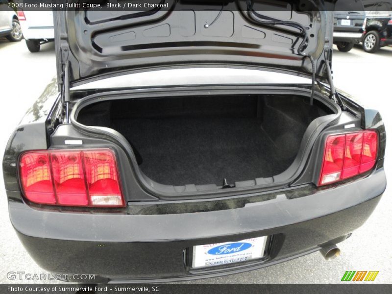 Black / Dark Charcoal 2008 Ford Mustang Bullitt Coupe