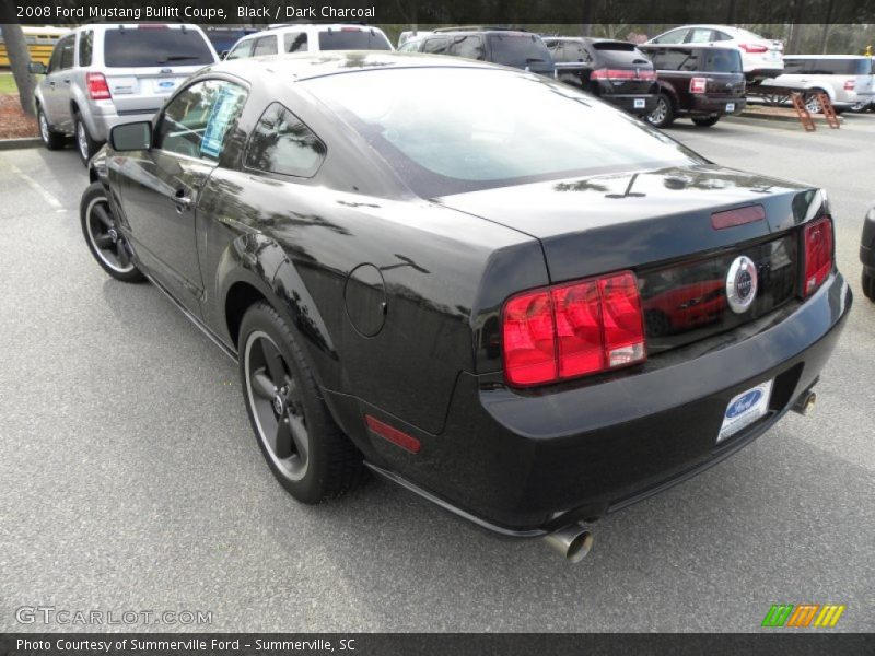 Black / Dark Charcoal 2008 Ford Mustang Bullitt Coupe