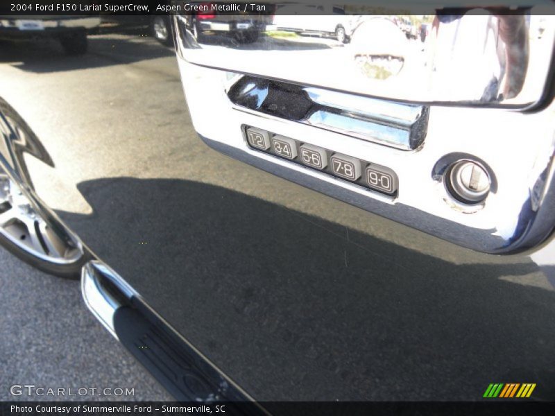 Aspen Green Metallic / Tan 2004 Ford F150 Lariat SuperCrew