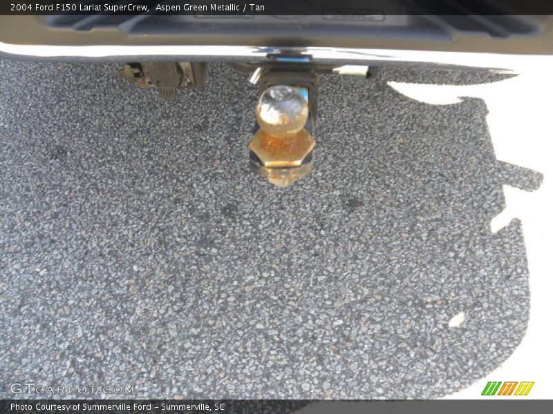 Aspen Green Metallic / Tan 2004 Ford F150 Lariat SuperCrew