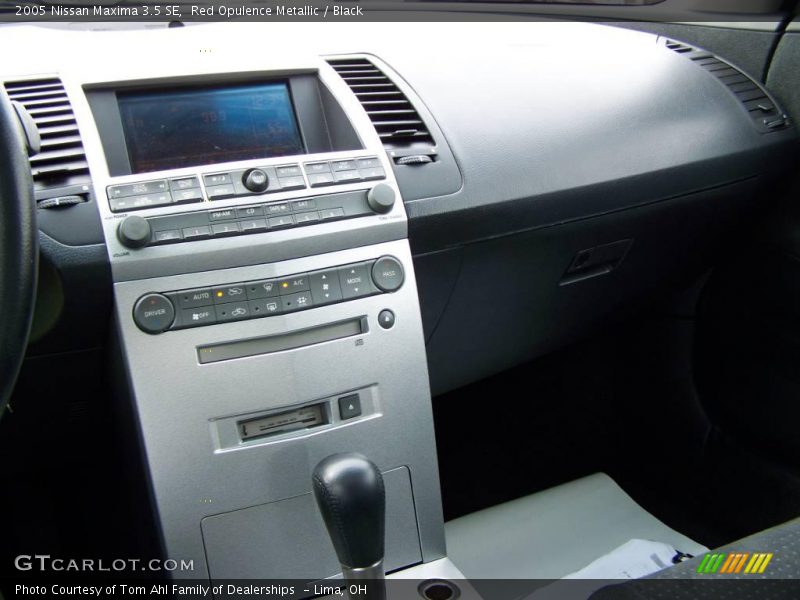 Red Opulence Metallic / Black 2005 Nissan Maxima 3.5 SE