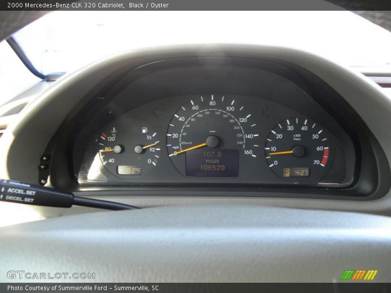  2000 CLK 320 Cabriolet 320 Cabriolet Gauges