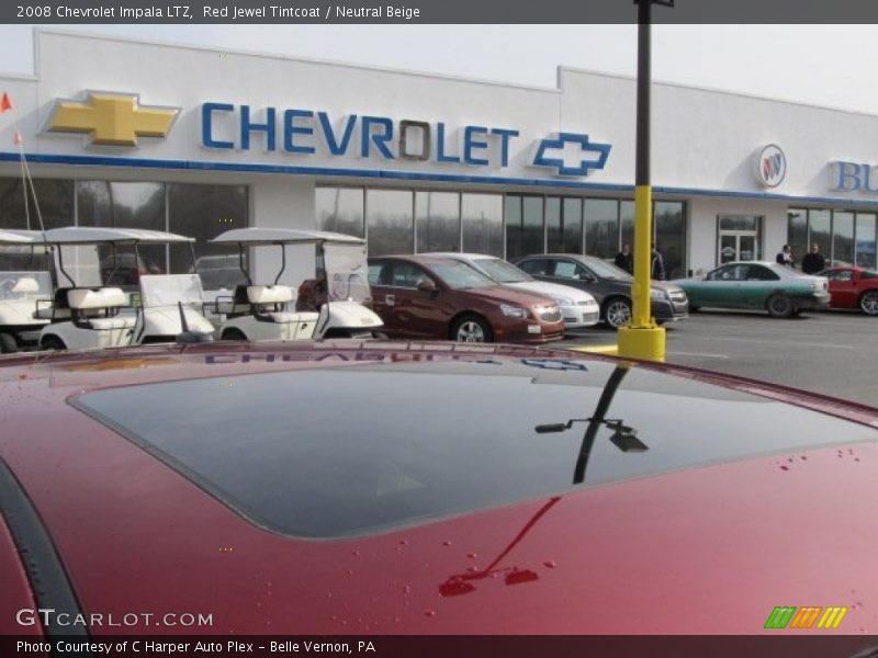 Red Jewel Tintcoat / Neutral Beige 2008 Chevrolet Impala LTZ