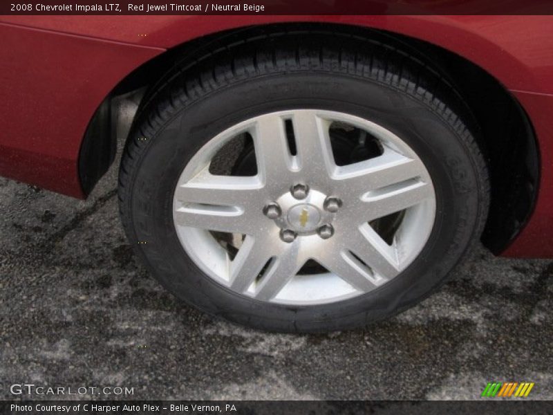 Red Jewel Tintcoat / Neutral Beige 2008 Chevrolet Impala LTZ