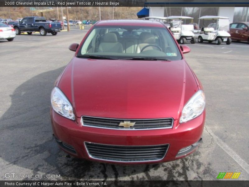 Red Jewel Tintcoat / Neutral Beige 2008 Chevrolet Impala LTZ