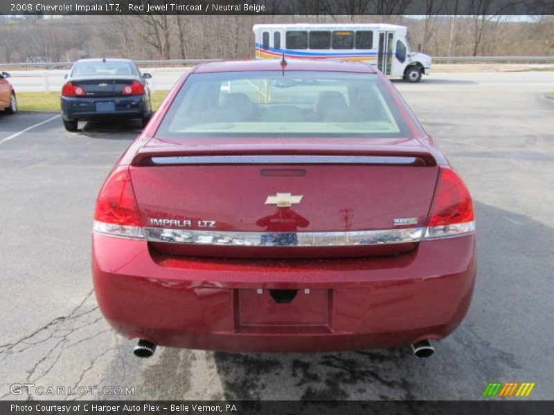 Red Jewel Tintcoat / Neutral Beige 2008 Chevrolet Impala LTZ