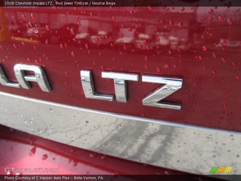 Red Jewel Tintcoat / Neutral Beige 2008 Chevrolet Impala LTZ