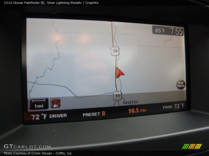 Silver Lightning Metallic / Graphite 2010 Nissan Pathfinder SE