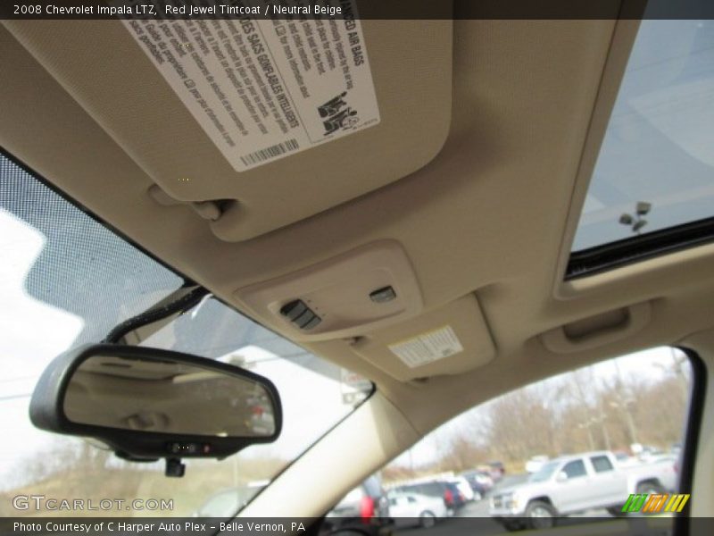 Red Jewel Tintcoat / Neutral Beige 2008 Chevrolet Impala LTZ