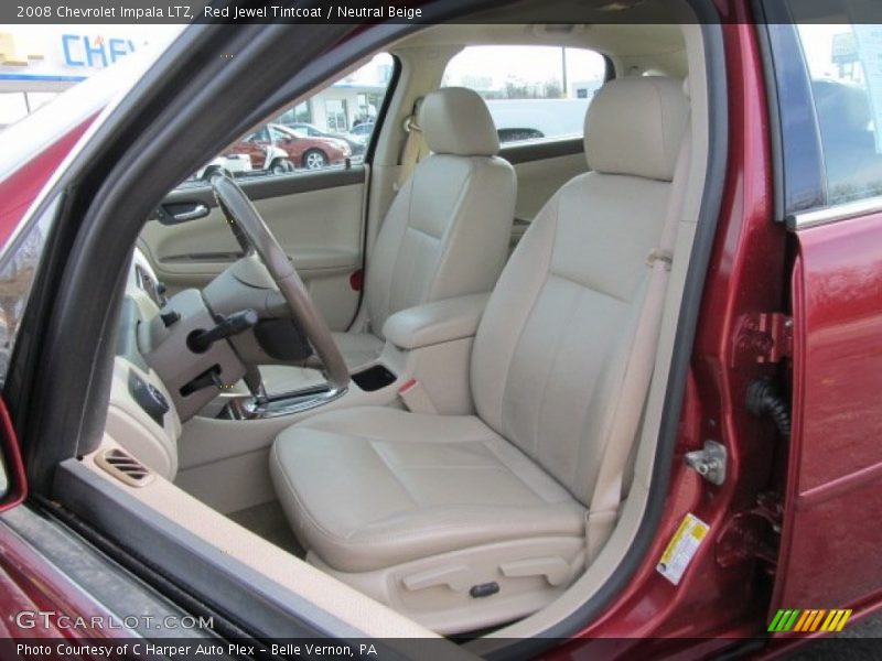 Red Jewel Tintcoat / Neutral Beige 2008 Chevrolet Impala LTZ