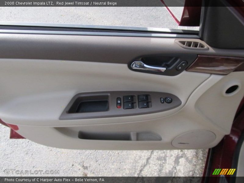 Red Jewel Tintcoat / Neutral Beige 2008 Chevrolet Impala LTZ