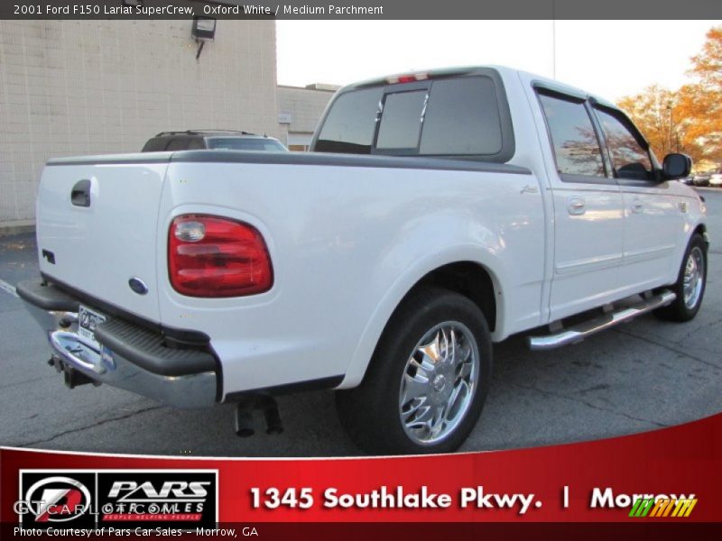 Oxford White / Medium Parchment 2001 Ford F150 Lariat SuperCrew