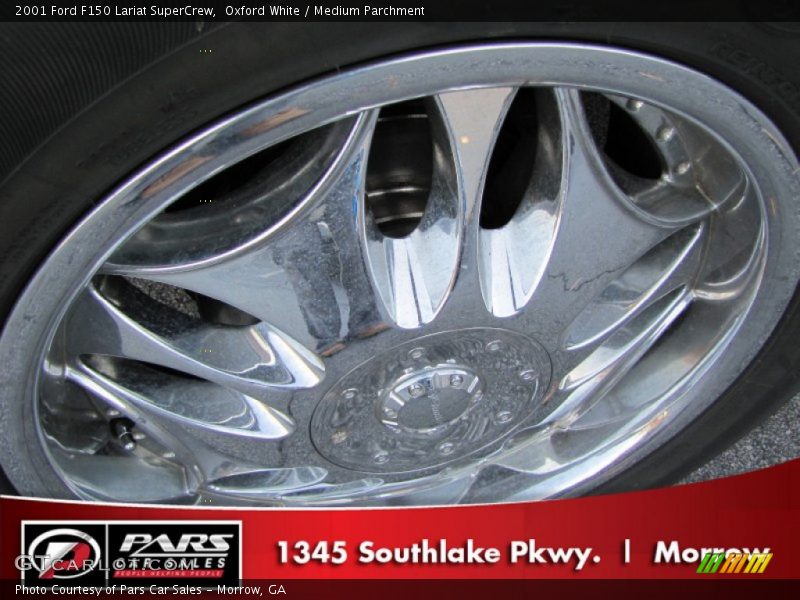 Oxford White / Medium Parchment 2001 Ford F150 Lariat SuperCrew