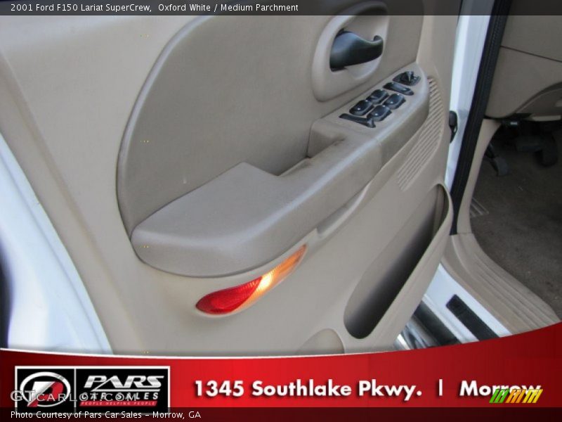 Oxford White / Medium Parchment 2001 Ford F150 Lariat SuperCrew