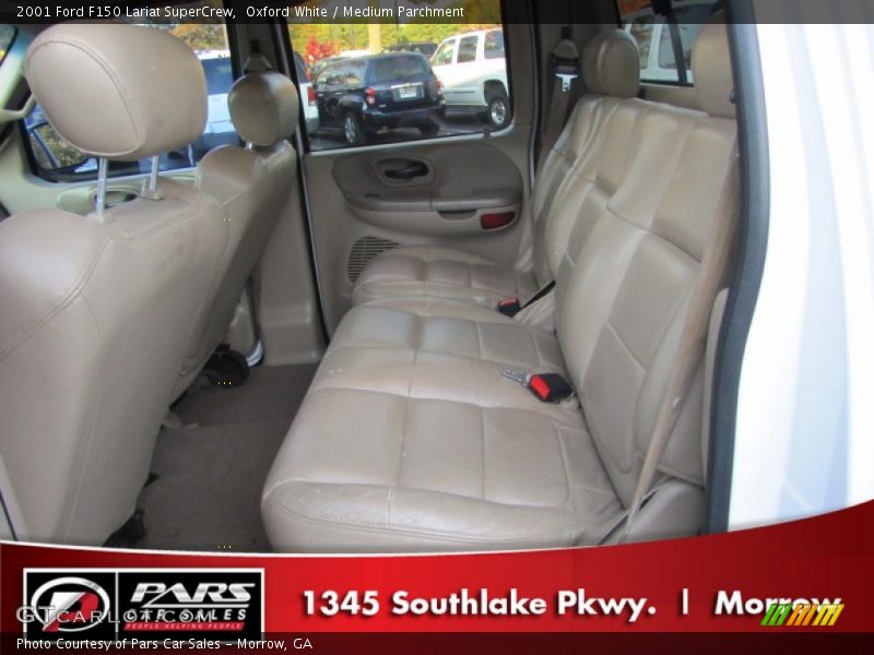 Oxford White / Medium Parchment 2001 Ford F150 Lariat SuperCrew