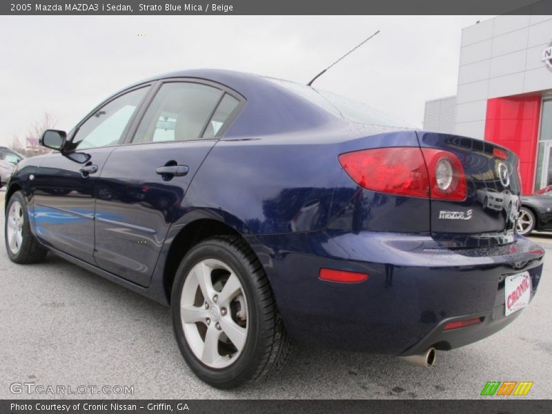 Strato Blue Mica / Beige 2005 Mazda MAZDA3 i Sedan