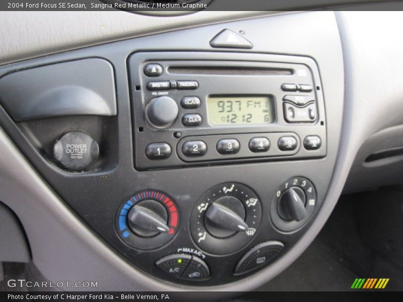 Sangria Red Metallic / Medium Graphite 2004 Ford Focus SE Sedan