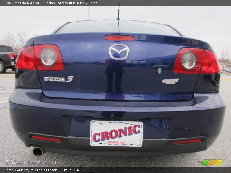 Strato Blue Mica / Beige 2005 Mazda MAZDA3 i Sedan