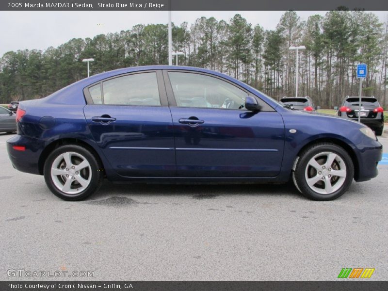 Strato Blue Mica / Beige 2005 Mazda MAZDA3 i Sedan