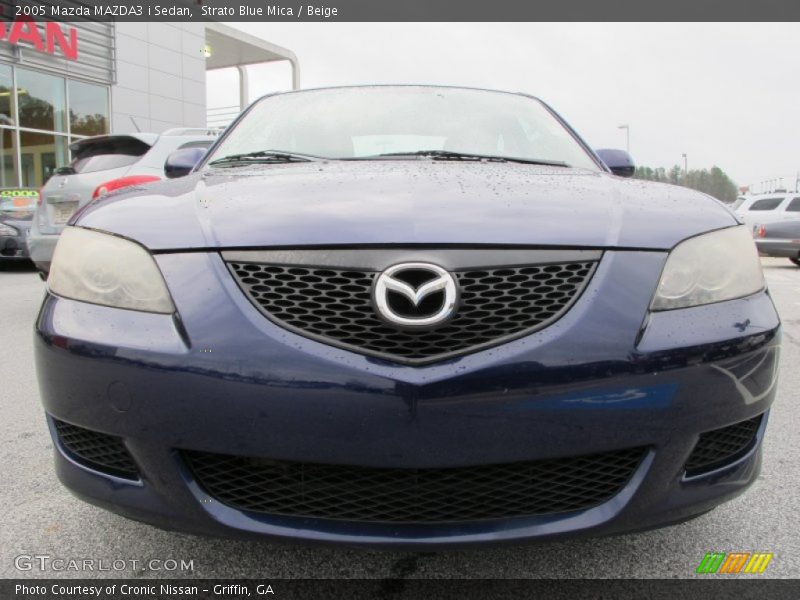 Strato Blue Mica / Beige 2005 Mazda MAZDA3 i Sedan