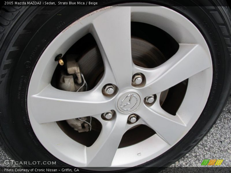 Strato Blue Mica / Beige 2005 Mazda MAZDA3 i Sedan