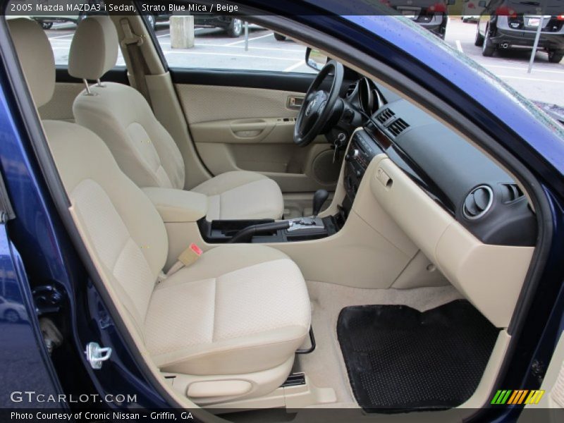 Strato Blue Mica / Beige 2005 Mazda MAZDA3 i Sedan