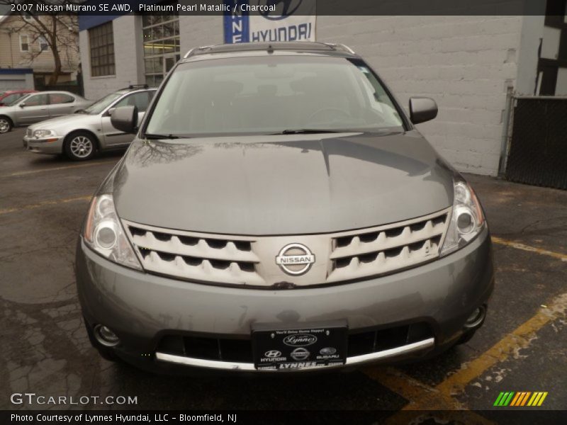 Platinum Pearl Matallic / Charcoal 2007 Nissan Murano SE AWD