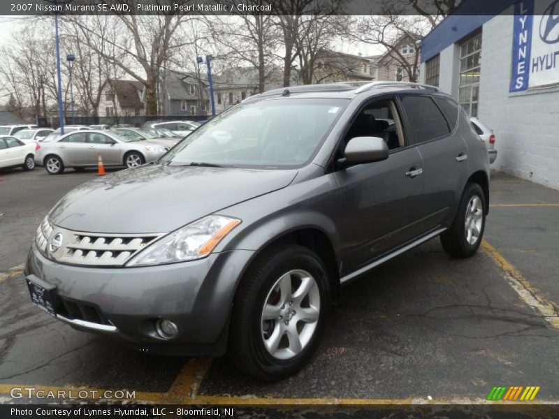 Platinum Pearl Matallic / Charcoal 2007 Nissan Murano SE AWD