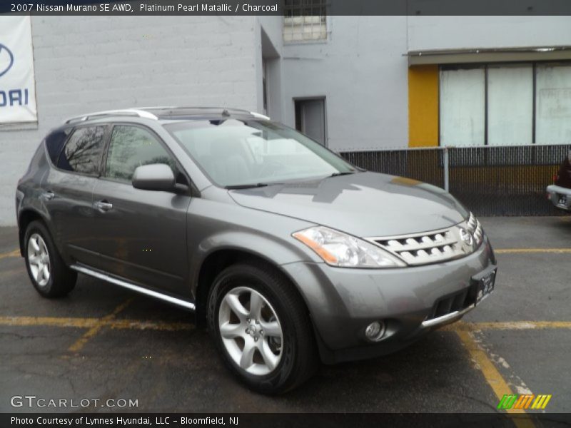 Platinum Pearl Matallic / Charcoal 2007 Nissan Murano SE AWD
