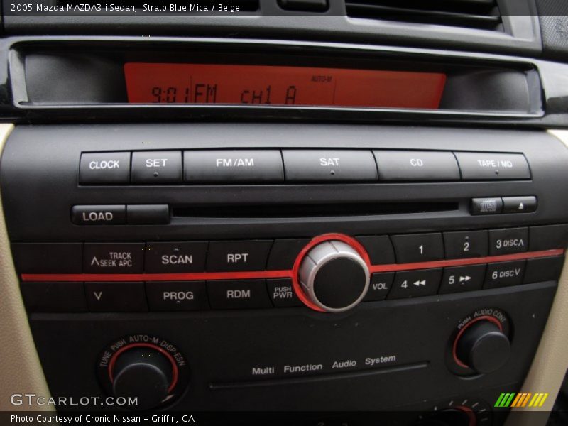 Strato Blue Mica / Beige 2005 Mazda MAZDA3 i Sedan