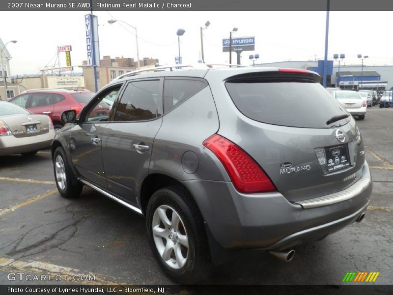 Platinum Pearl Matallic / Charcoal 2007 Nissan Murano SE AWD