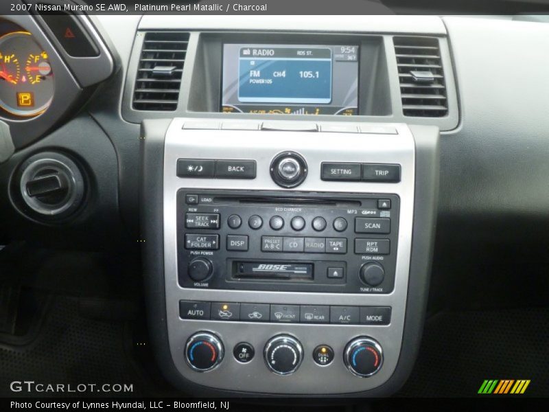 Platinum Pearl Matallic / Charcoal 2007 Nissan Murano SE AWD