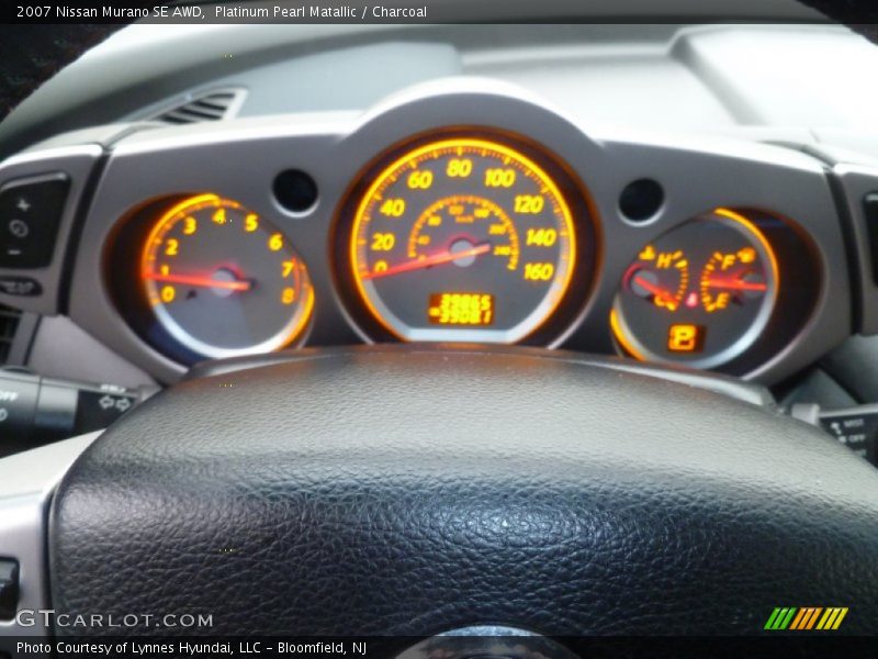 Platinum Pearl Matallic / Charcoal 2007 Nissan Murano SE AWD