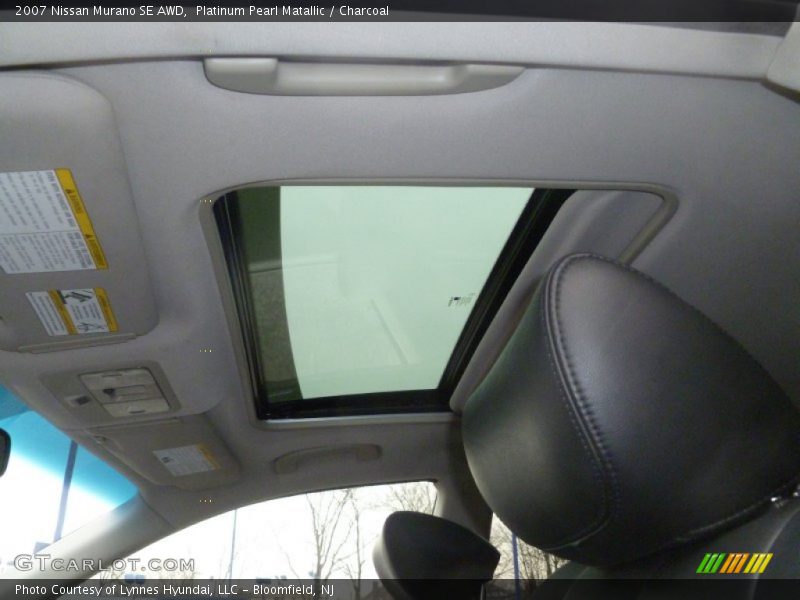 Platinum Pearl Matallic / Charcoal 2007 Nissan Murano SE AWD