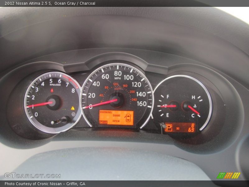 Ocean Gray / Charcoal 2012 Nissan Altima 2.5 S