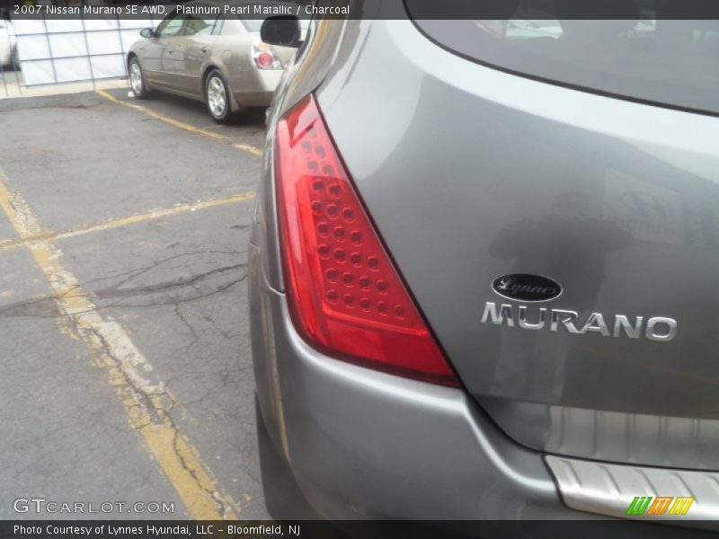Platinum Pearl Matallic / Charcoal 2007 Nissan Murano SE AWD