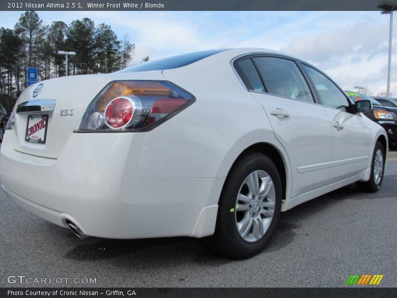 Winter Frost White / Blonde 2012 Nissan Altima 2.5 S