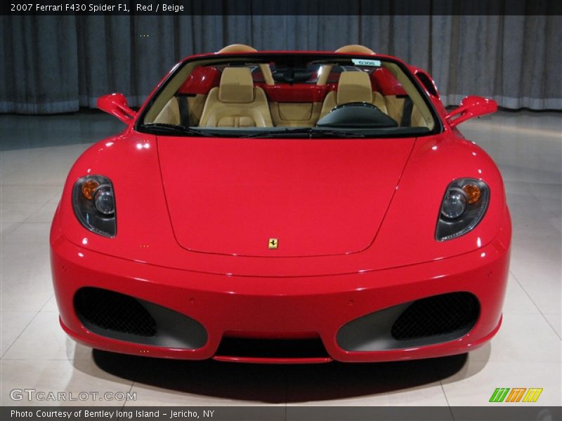 Red / Beige 2007 Ferrari F430 Spider F1