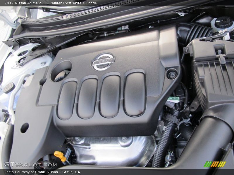 Winter Frost White / Blonde 2012 Nissan Altima 2.5 S