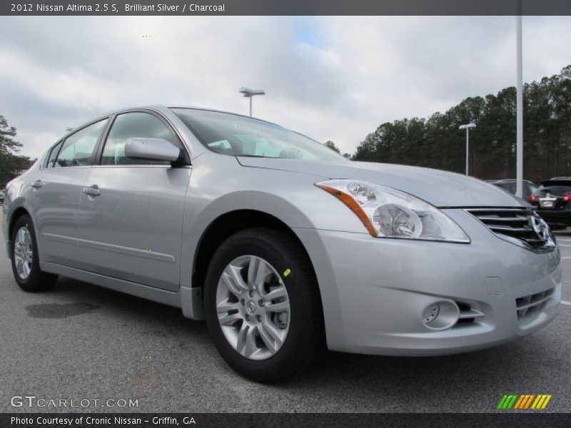 Brilliant Silver / Charcoal 2012 Nissan Altima 2.5 S