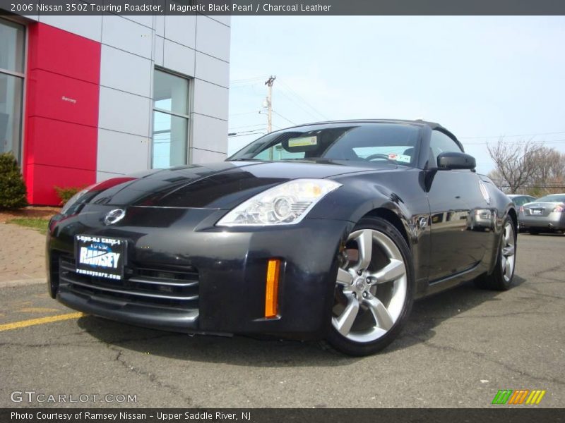Magnetic Black Pearl / Charcoal Leather 2006 Nissan 350Z Touring Roadster
