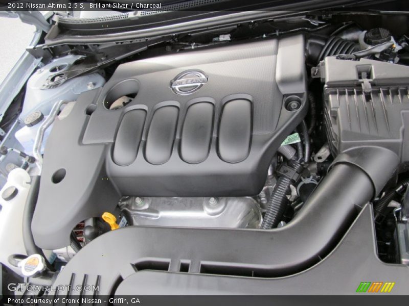 Brilliant Silver / Charcoal 2012 Nissan Altima 2.5 S
