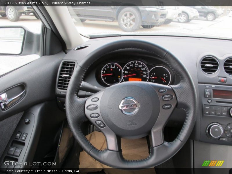 Brilliant Silver / Charcoal 2012 Nissan Altima 2.5 S