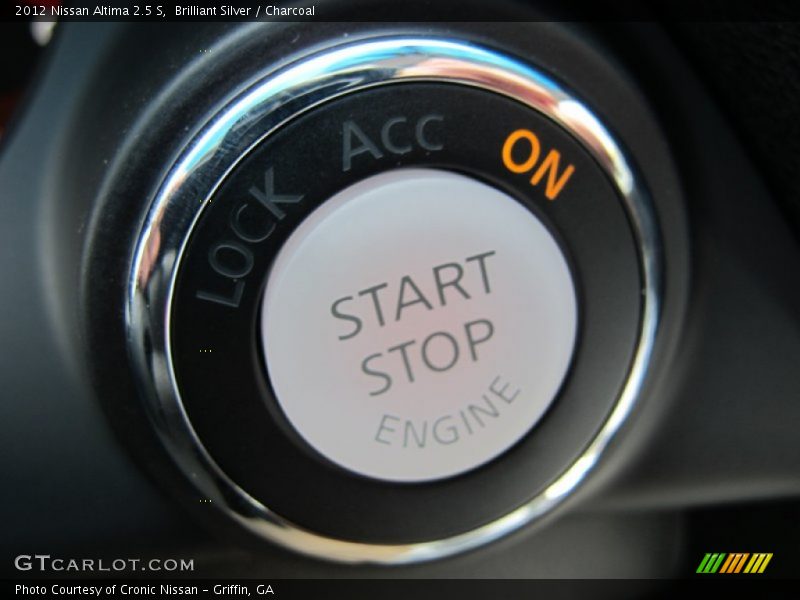 Brilliant Silver / Charcoal 2012 Nissan Altima 2.5 S