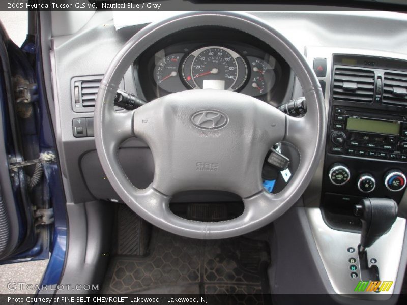 Nautical Blue / Gray 2005 Hyundai Tucson GLS V6