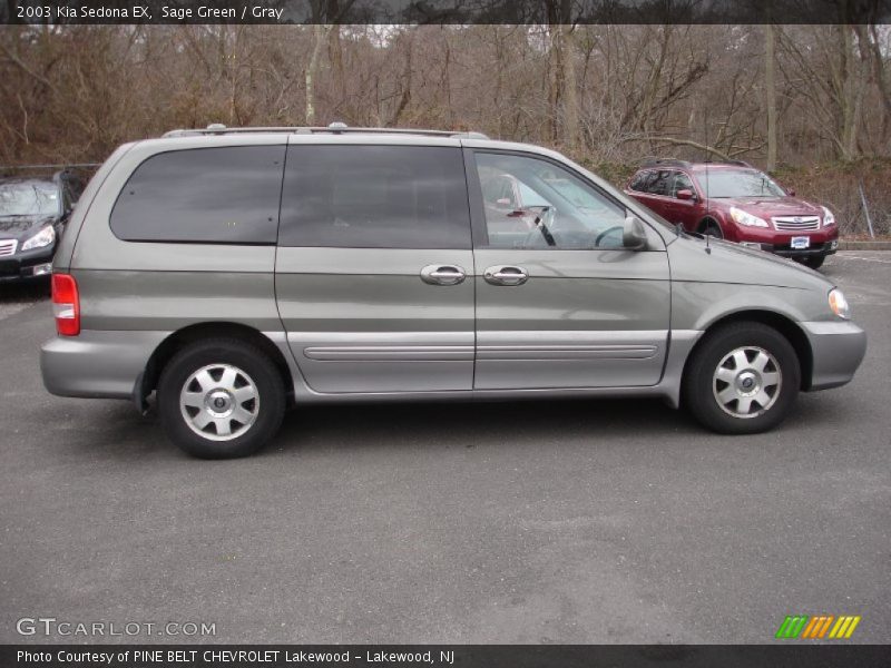 Sage Green / Gray 2003 Kia Sedona EX