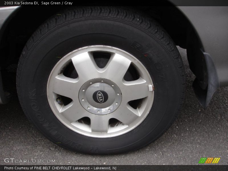 Sage Green / Gray 2003 Kia Sedona EX