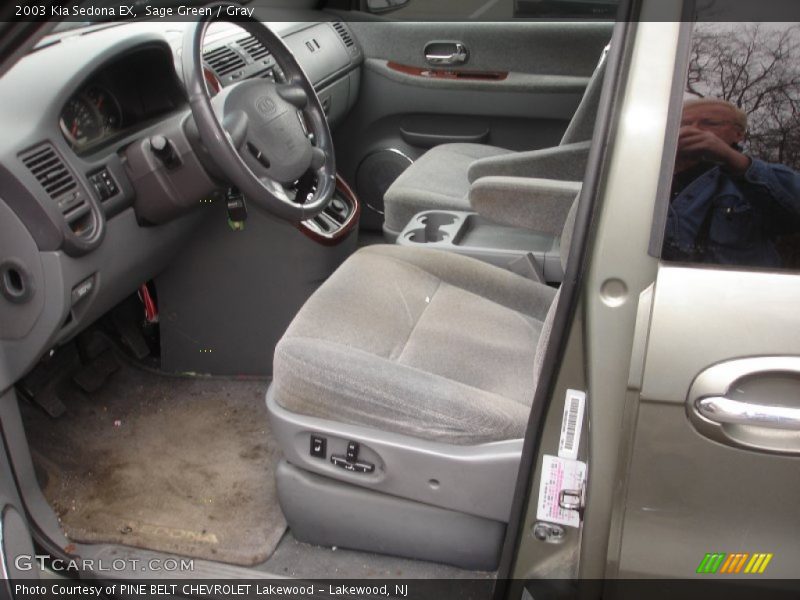 Sage Green / Gray 2003 Kia Sedona EX